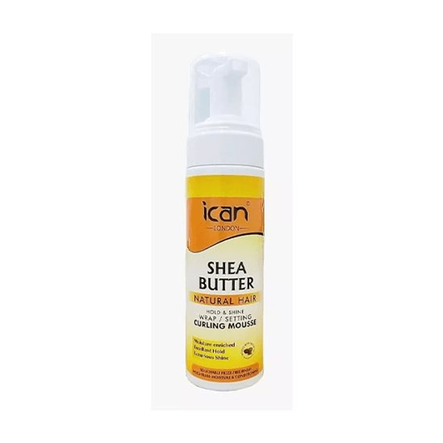 ICAN SHEA BUTTER WRAP SET MOUSSE FOR SOFT,SMOOTH HOLD & SHINE 207ML