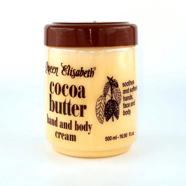Queen Elisabeth Cocoa Butter Hand & Body Cream 500ml- 16.90