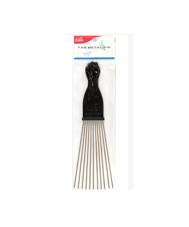 Fan Metal Fist Hair Pik - Large