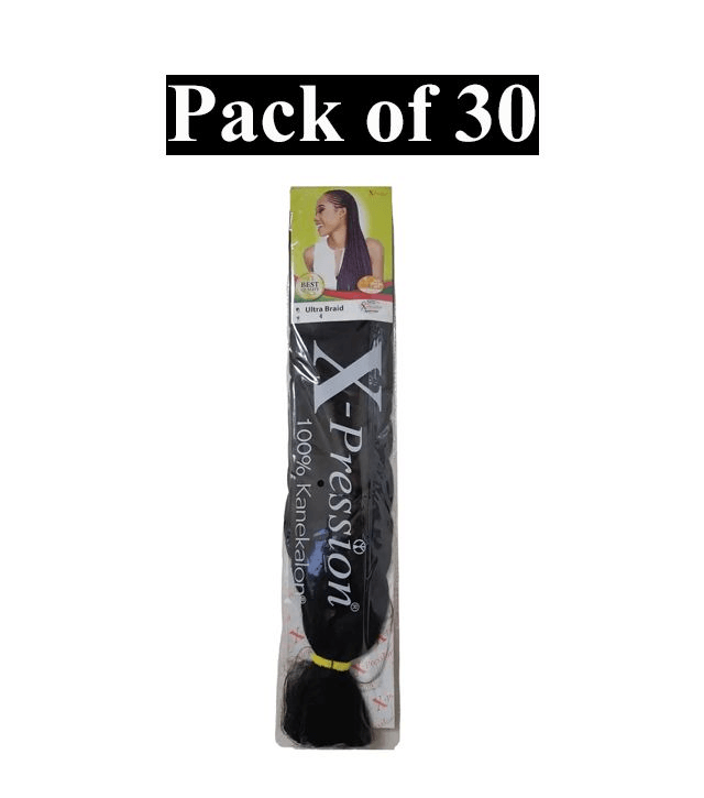 (Pack of 30) Xpression Ultra Braid 100%