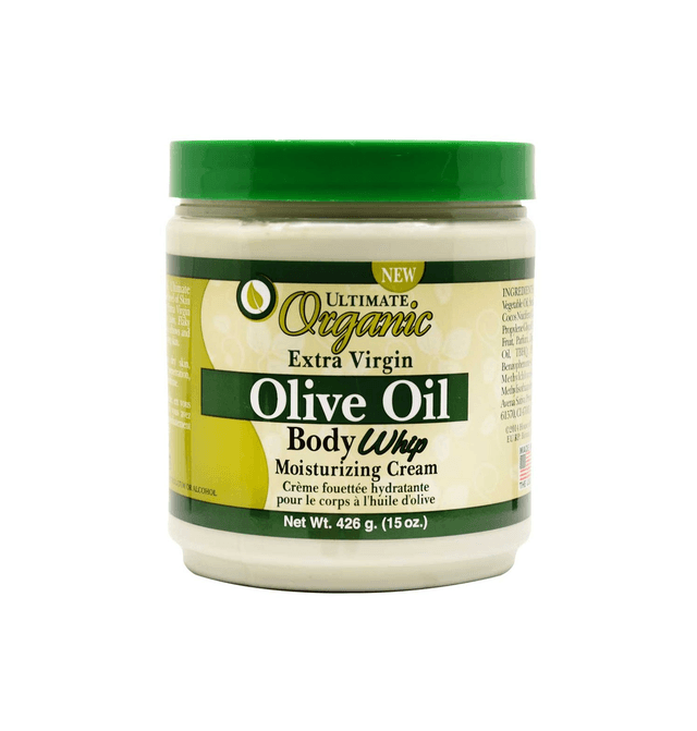 AFRICA'S BEST ULTIMATE ORGANICS OLIVE OIL MOISTURIZING BODY WHIP 426G
