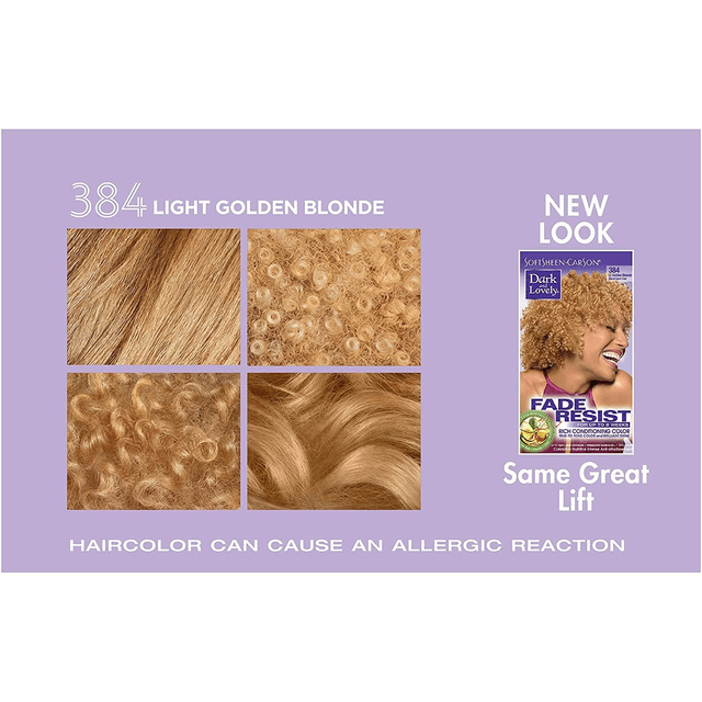  Dark & Lovely Color #384 Light Golden Blonde