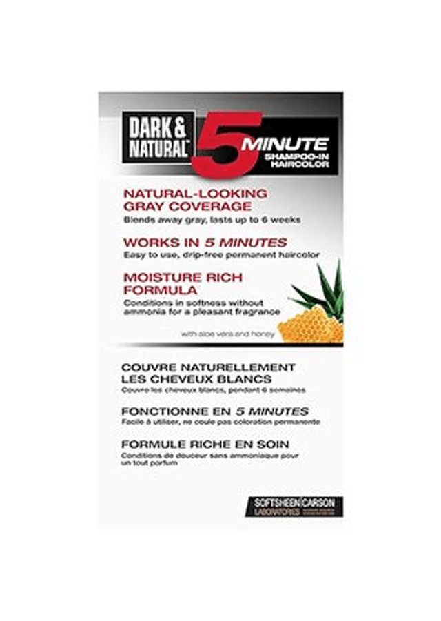 SoftSheen-Carson Dark & Natural 5 Minute Shampoo-In Haircolor, Natural Black