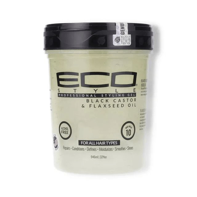 Ecostyle Black Castor & Flaxseed Oil Styling Gel 16 oz