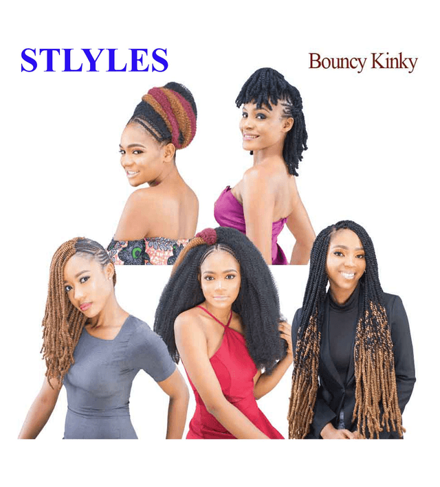 X - Pression Bouncy Kinky Crochet Braid