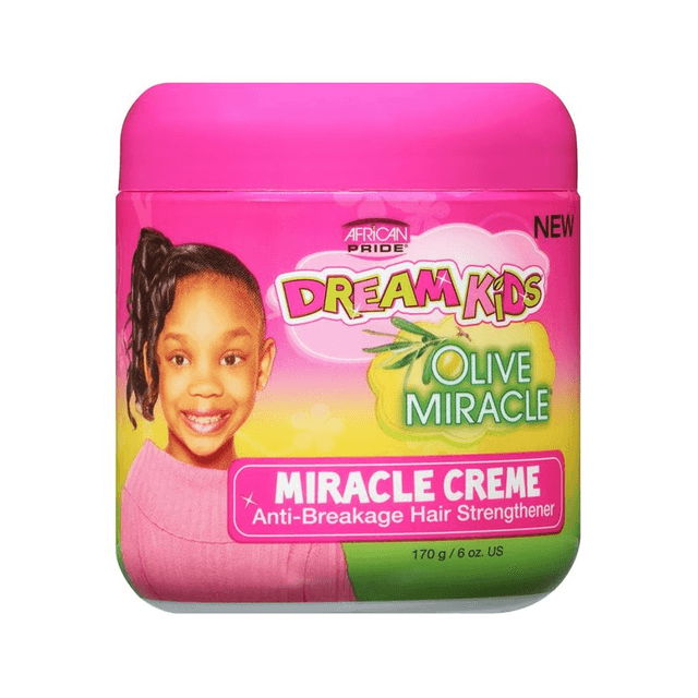 African Pride® Dream Kids® Olive Miracle® Hair Creme 6 oz. Jar, Damaged, Moisturizing