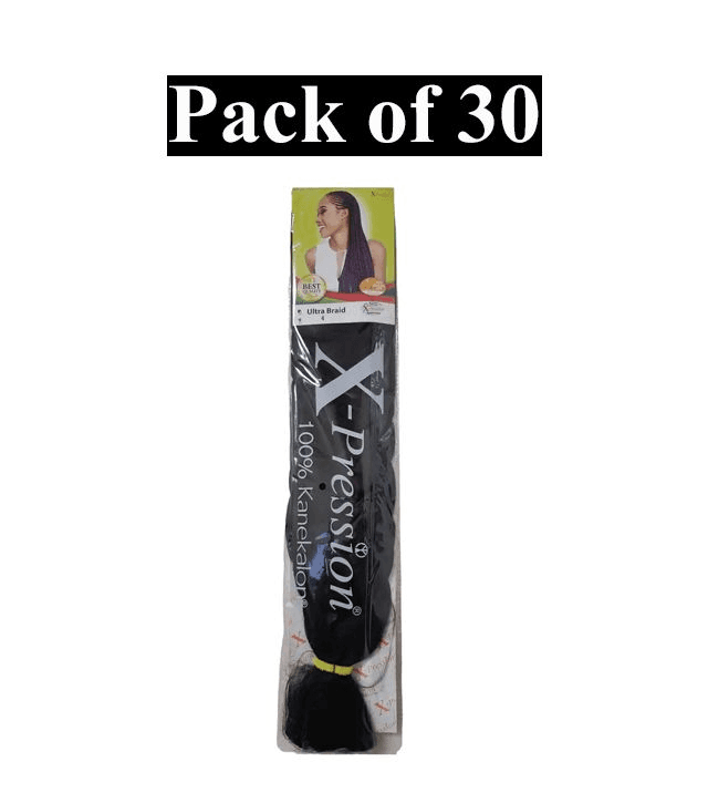 (Pack of 30) Xpression Ultra Braid 100%