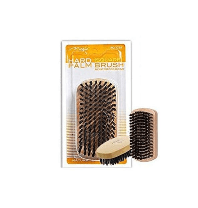 Hard square palm brush