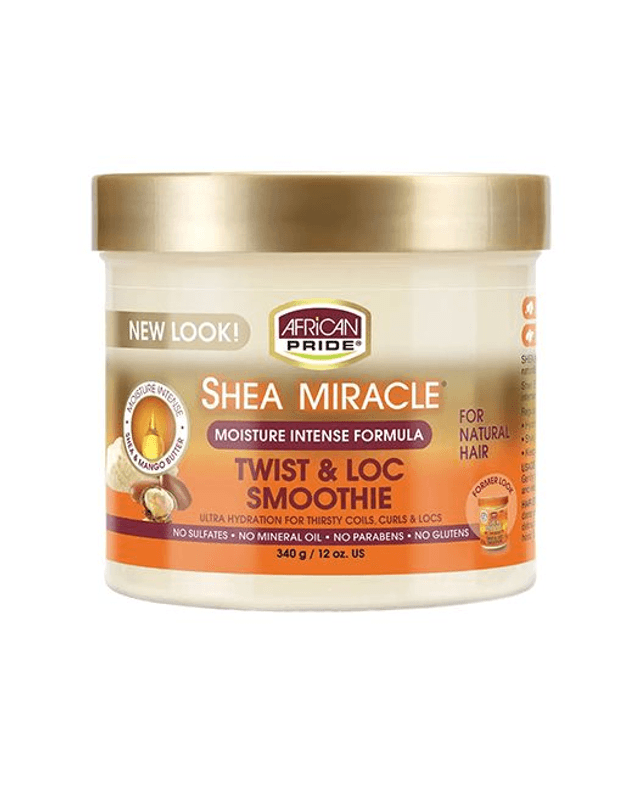 African Pride Shea Miracle Twist &amp; Loc Smoothie 12oz