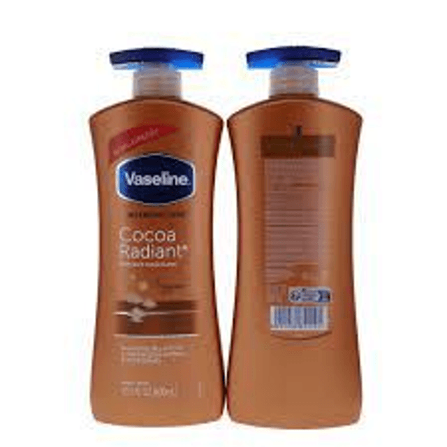 Vaseline Intensive Care Cocoa Radiant 600ml Body Lotion for Dry Skin