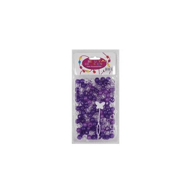 Hair accessory purple beans